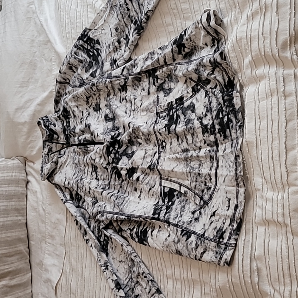 Marbled pullover hoodie